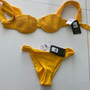 Juan de Dios yellow bikini